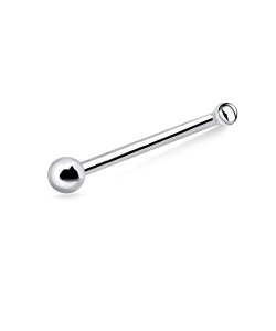 1mm Ball Silver Bone Nose Stud NSKD-59